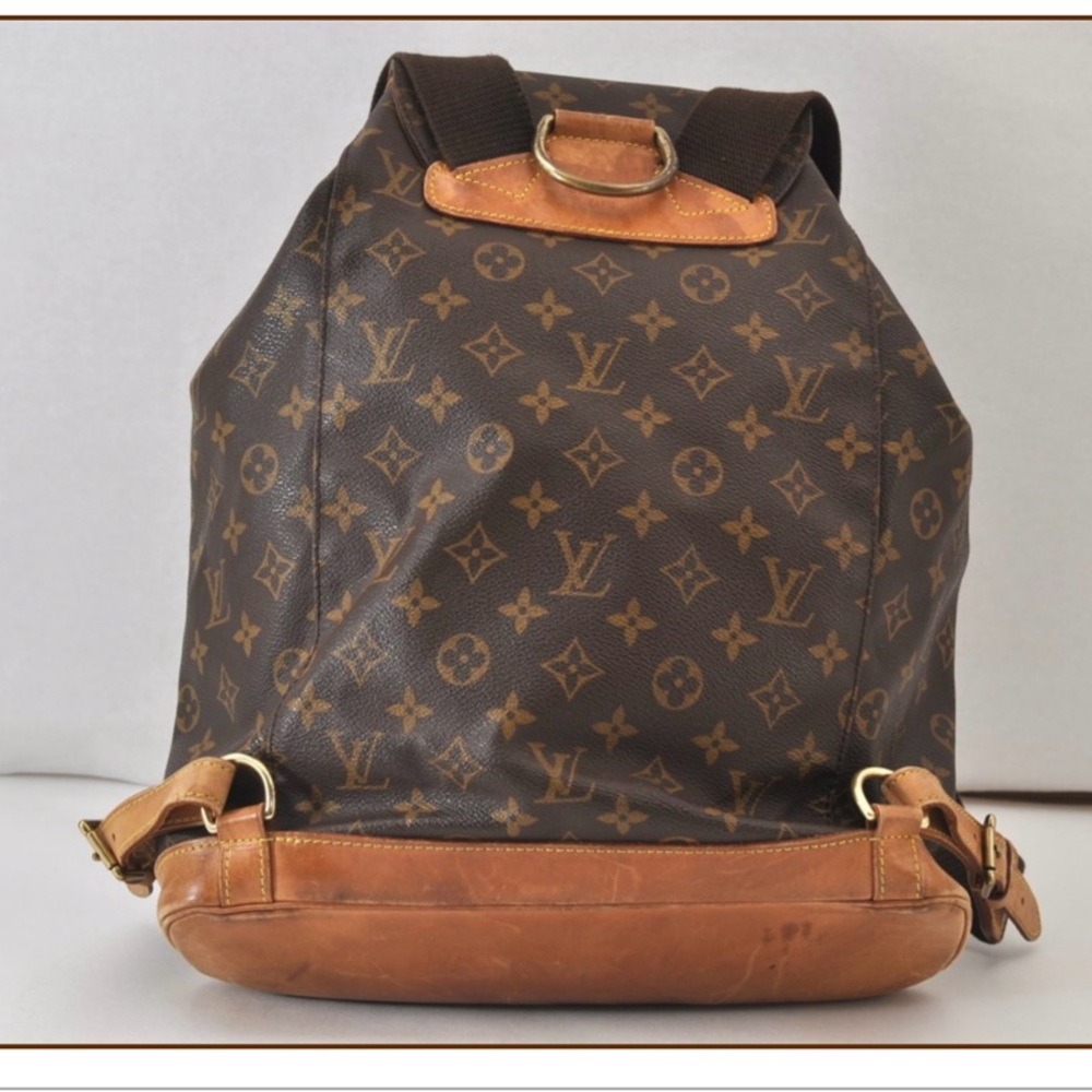 Louis Vuitton Brown Monogram Backpack - Picture 7 of 11
